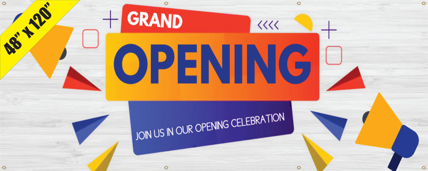 Banner 48" x 120" (4ft x 10ft)