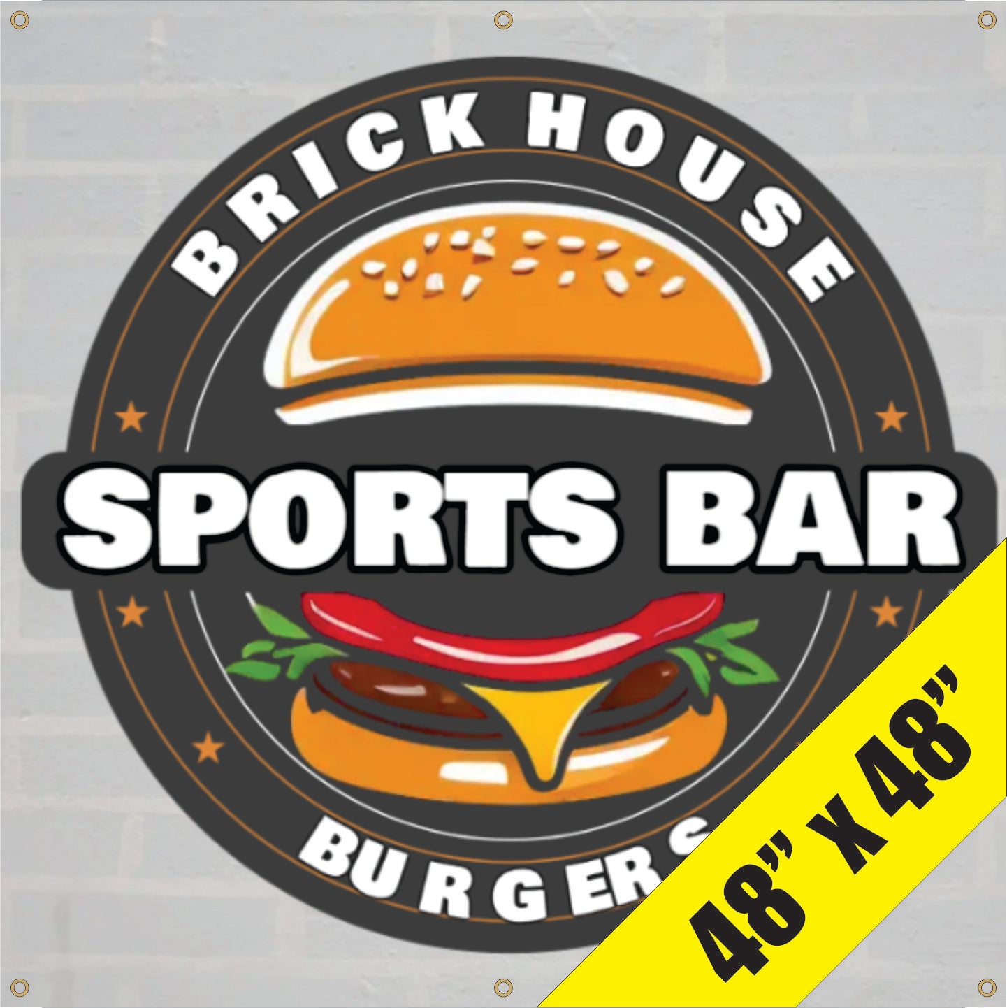 Banner 48" x 48" (4ft x 4ft)