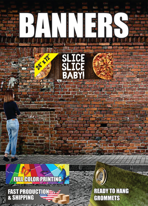 Banner 24" x 72" (2ft x 6ft)