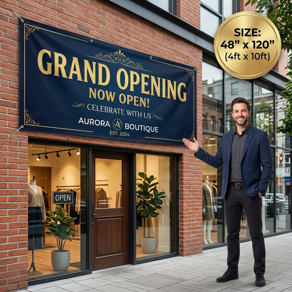 Banner 48" x 120" (4ft x 10ft)